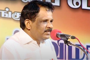 Tamil Lemuriya Editor in Chief S.Kumana Rajan Speech at Erode Book Festival